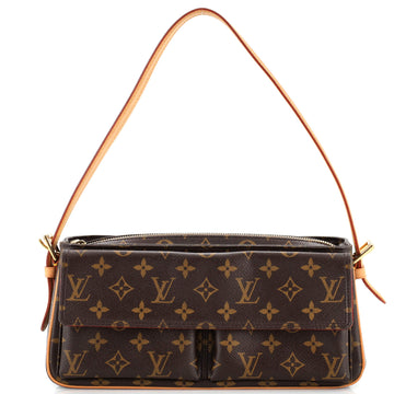 Louis Vuitton Viva Cite Handbag Monogram Canvas MM