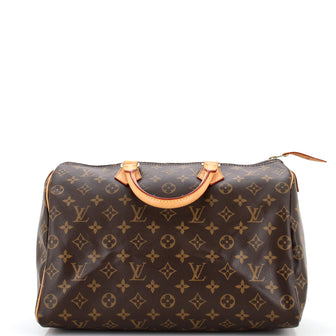 Louis Vuitton Speedy Handbag Monogram Canvas 35