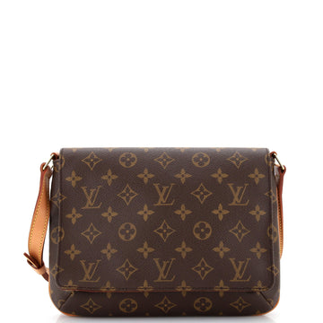 Louis Vuitton Musette Tango Handbag Monogram Canvas