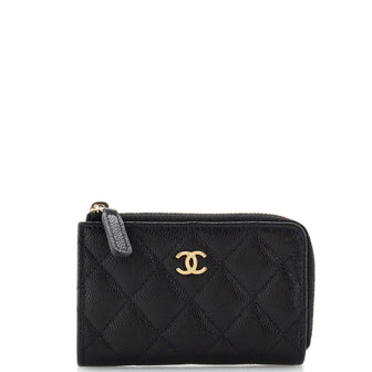 Chanel Key Pouch Quilted Caviar