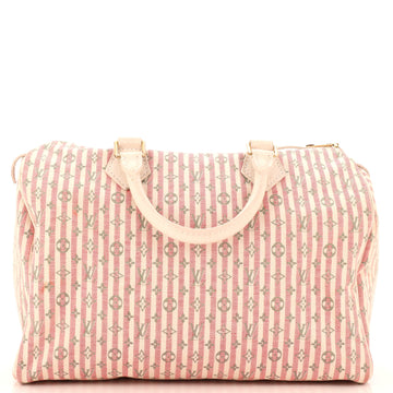 Louis Vuitton Speedy Handbag Mini Lin Croisette 30
