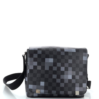 Louis Vuitton District NM Messenger Bag Limited Edition Damier Graphite Pixel PM
