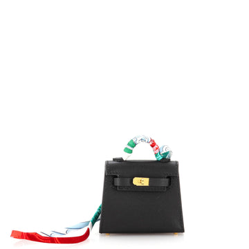 Hermes Kelly Twilly Bag Charm Tadelakt