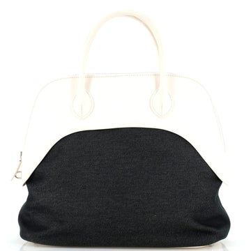 Hermes Bolide Paddock Leather and Twill 35