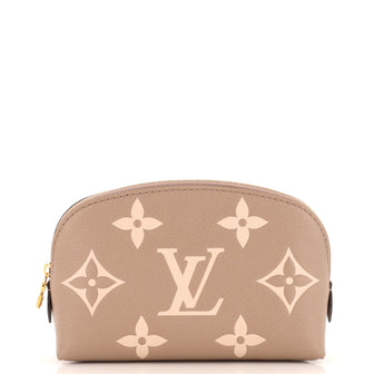 Louis Vuitton Cosmetic Pouch Bicolor Monogram Empreinte Giant