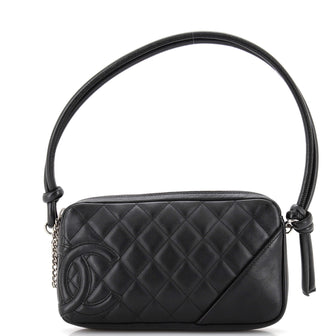 Chanel Cambon Pochette Quilted Leather