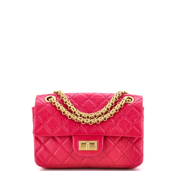 Chanel Reissue 2.55 Flap Bag Quilted Aged Calfskin Mini