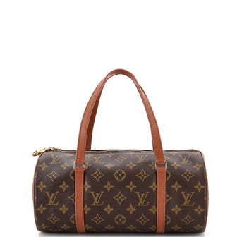 Louis Vuitton Papillon Handbag Monogram Canvas 30