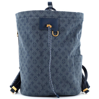 Louis Vuitton Chalk Backpack Monogram Denim