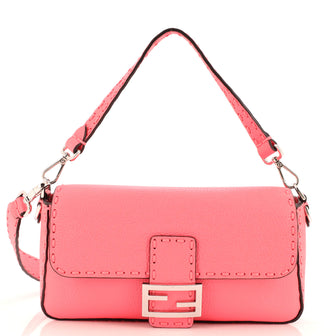 Fendi Selleria Baguette NM Bag Leather Medium