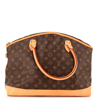 Louis Vuitton Lockit Handbag Monogram Canvas Horizontal