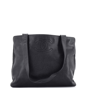 Chanel Vintage  CC Multi-Compartment Tote Caviar Large