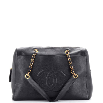 Chanel Vintage Timeless Zip Tote Caviar Medium