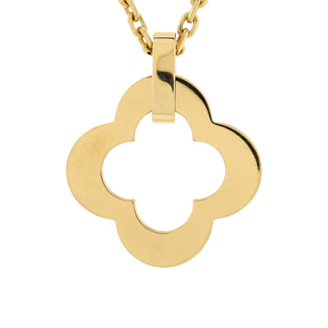Van Cleef & Arpels Byzantine Alhambra Pendant Necklace 18K Yellow Gold