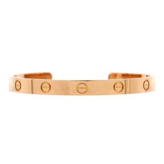 Cartier Love Cuff Bracelet 18K Rose Gold