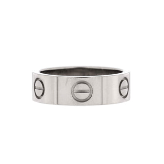 Cartier Love Band Ring 18K White Gold