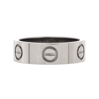 Cartier Love Band Ring 18K White Gold