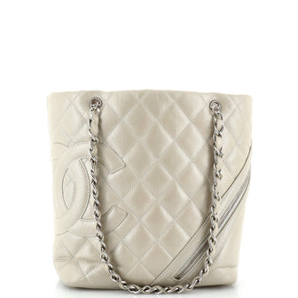 Chanel Cotton Club Tote Quilted Aged Calfskin Medium