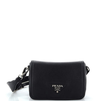 Prada Flou Flap Shoulder bag Vitello Daino Small