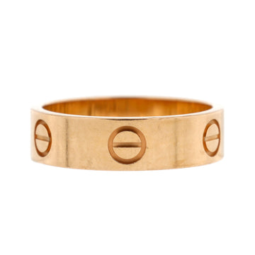 Cartier Love Band Ring 18K Rose Gold