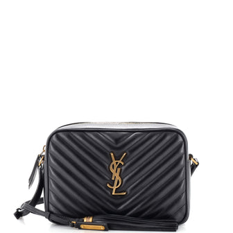 Saint Laurent Lou Camera Bag Matelasse Chevron Leather Small