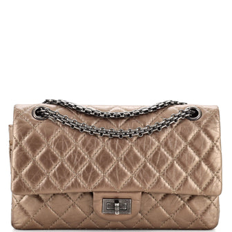 Chanel Reissue 2.55 Flap Bag Quilted Aged Calfskin 225