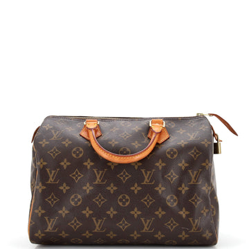 Louis Vuitton Speedy Handbag Monogram Canvas 30