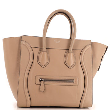 Celine Luggage Bag Grainy Leather Mini