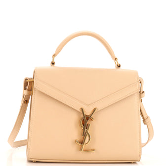 Saint Laurent Cassandra Top Handle Bag Leather Mini