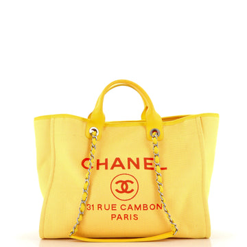 Chanel Deauville Tote Mixed Fibers Medium