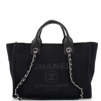 Chanel Deauville NM Tote Mixed Fibers Small