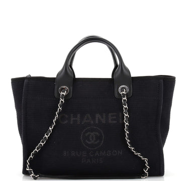 Chanel Deauville NM Tote Mixed Fibers Small
