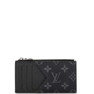 Louis Vuitton Coin Card Holder Monogram Taigarama