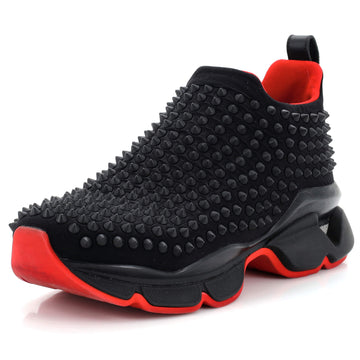 Christian Louboutin Women's Spike Sock Sneakers Spiked Neoprene
