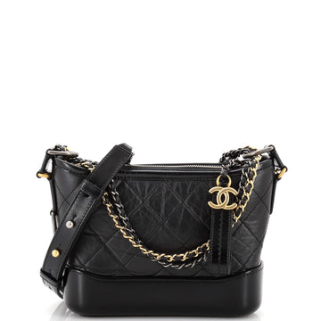 Chanel Gabrielle Hobo Quilted Aged Calfskin Small