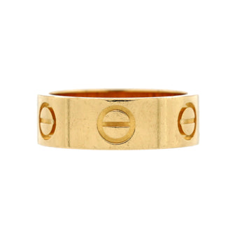 Cartier Love Band Ring 18K Yellow Gold