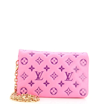 Louis Vuitton Coussin Pochette Monogram Embossed Lambskin