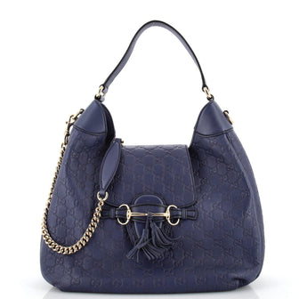 Gucci Emily Hobo Guccissima Leather Medium