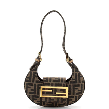 Fendi Cookie Hobo Zucca Canvas Mini