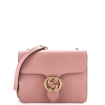 Gucci Interlocking Shoulder Bag (Outlet) Leather Small