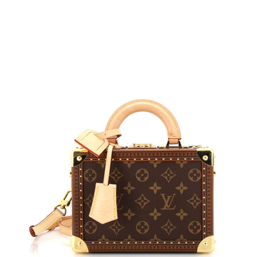 Louis Vuitton Petite Valise Handbag Monogram Canvas