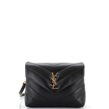 Saint Laurent Loulou Shoulder Bag Matelasse Chevron Leather Toy