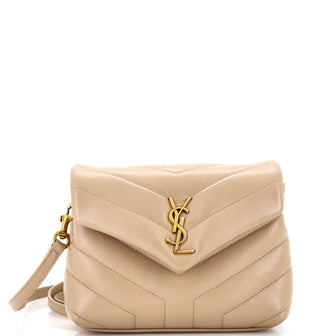Saint Laurent Loulou Shoulder Bag Matelasse Chevron Leather Toy