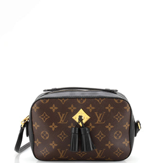 Louis Vuitton Saintonge Handbag Monogram Canvas with Leather