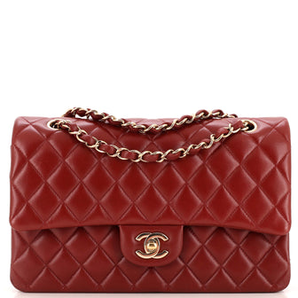 Chanel Classic Double Flap Bag Quilted Lambskin Medium