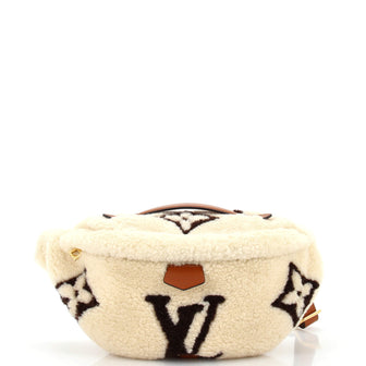 Louis Vuitton Bum Bag Monogram Giant Teddy Fleece