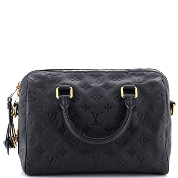 Louis Vuitton Speedy Bandouliere Bag Monogram Empreinte Leather 25