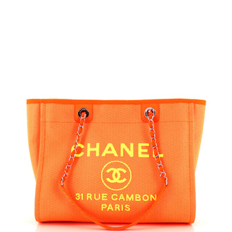 Chanel Deauville Tote Mixed Fibers Small