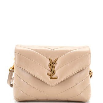 Saint Laurent Loulou Shoulder Bag Matelasse Chevron Leather Toy