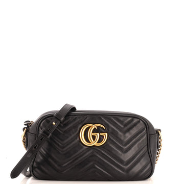 Gucci GG Marmont Shoulder Bag Matelasse Leather Small
